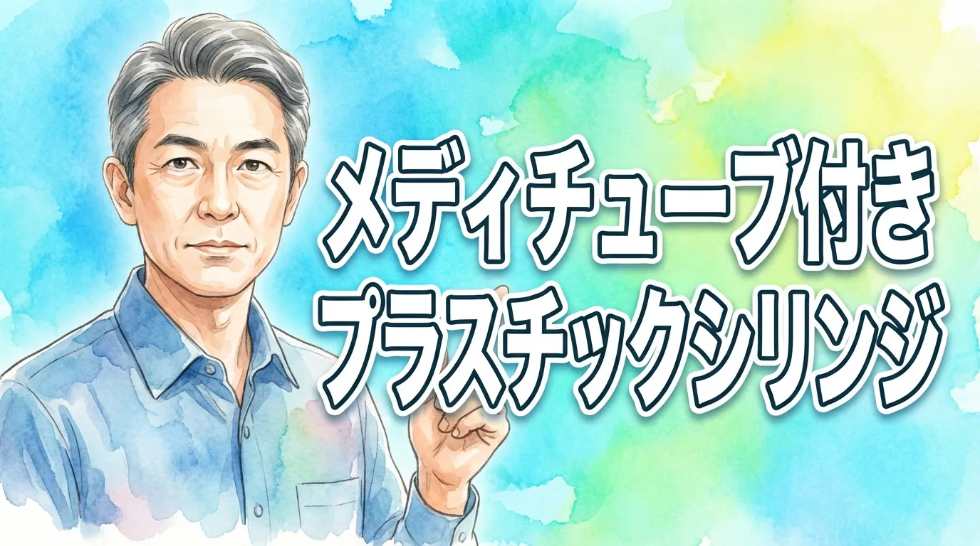 メディ　チューブ付きプラスチックシリンジ（大容量）
