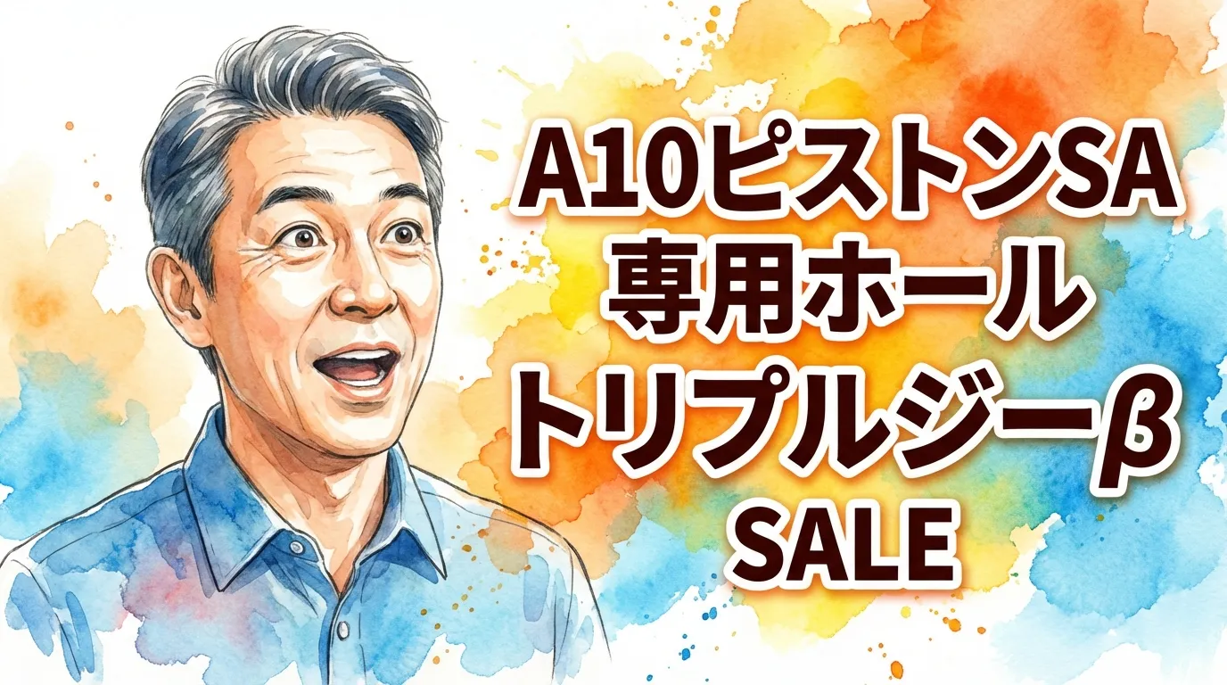 【SALE】A10ピストンSA専用ホール トリプルジーβ