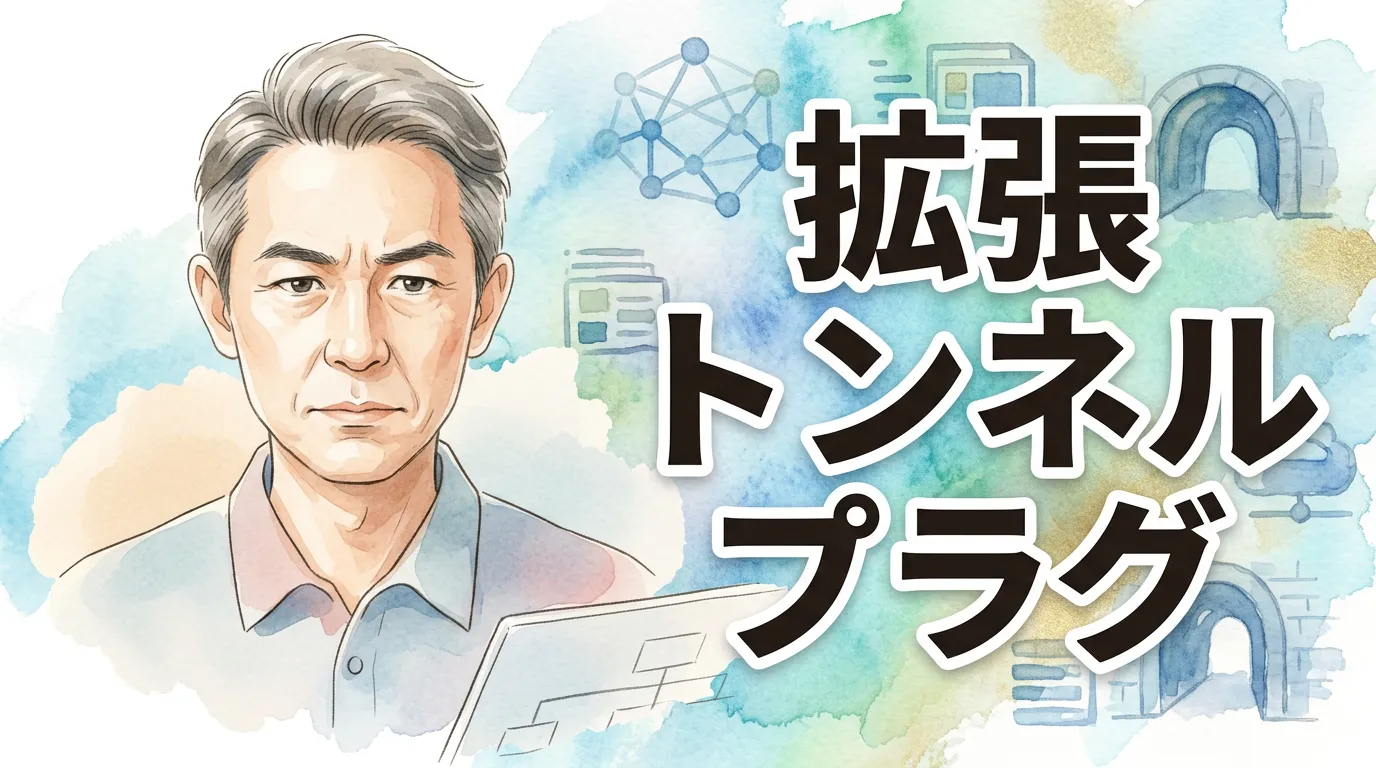 拡張トンネルプラグ