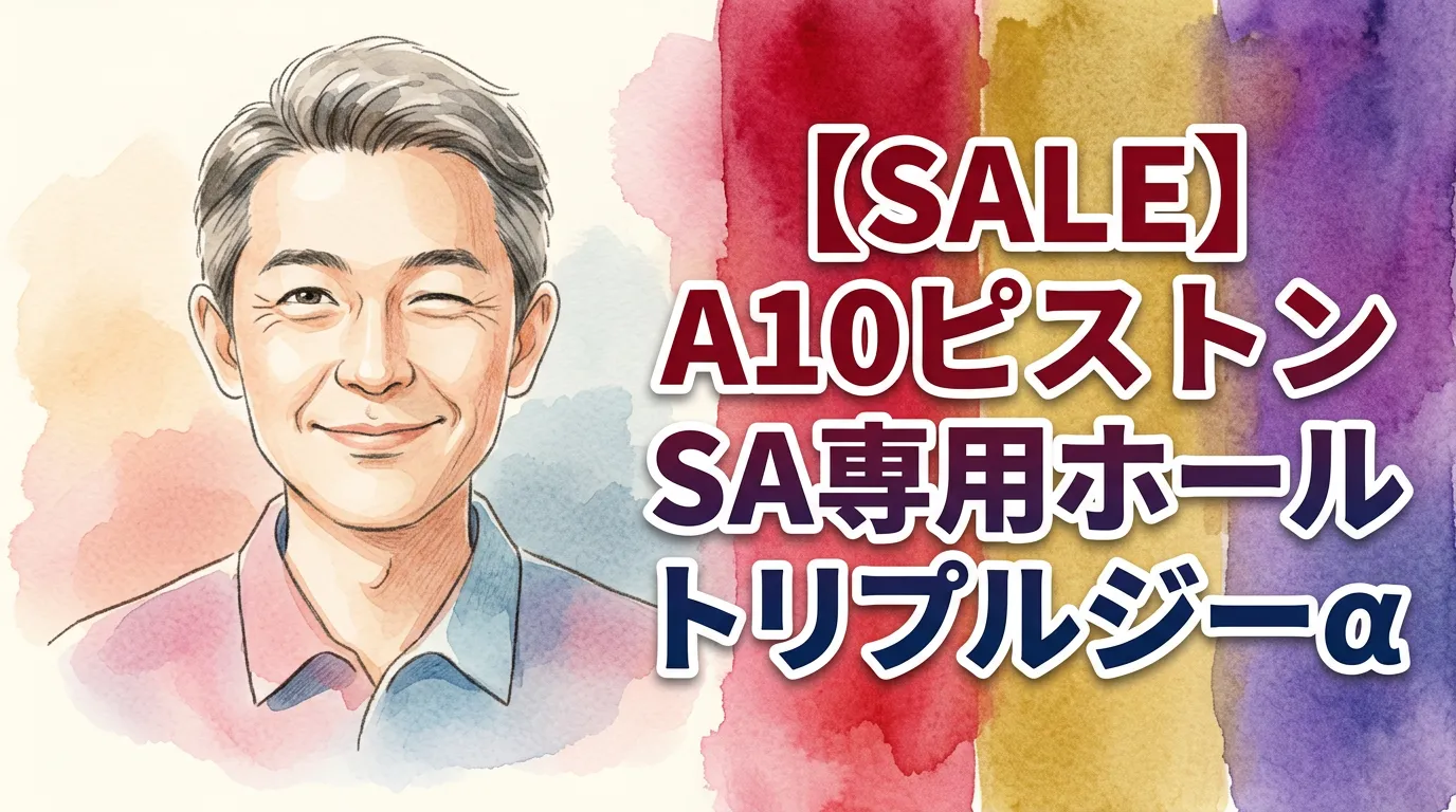 【SALE】A10ピストンSA専用ホール トリプルジーα