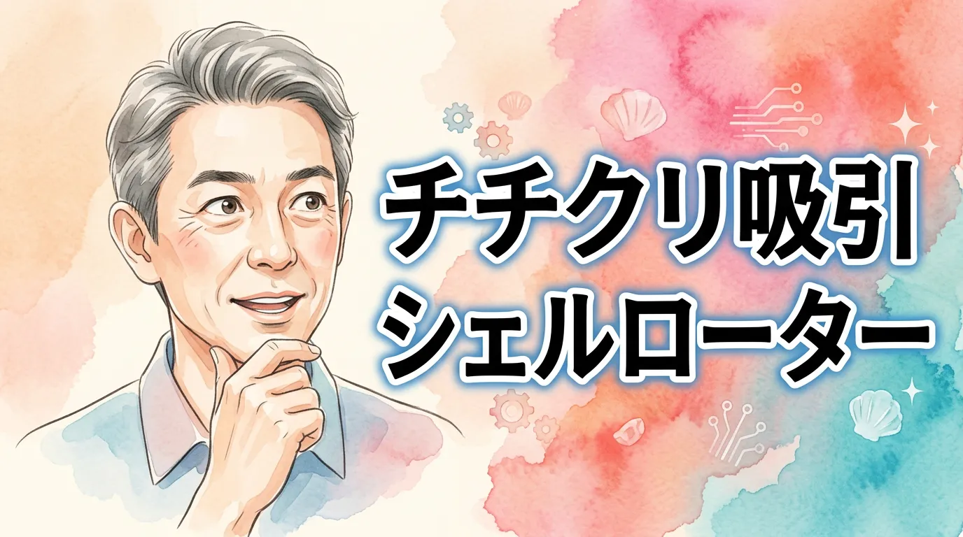 チチクリ吸引シェルローター