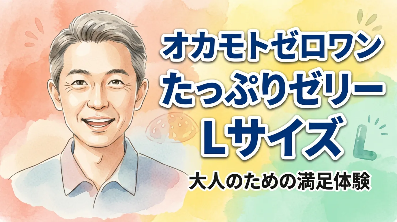 オカモトゼロワン たっぷりゼリー　Ｌサイズ