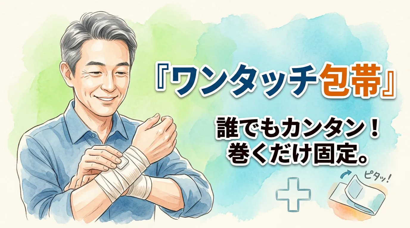 ワンタッチ包帯
