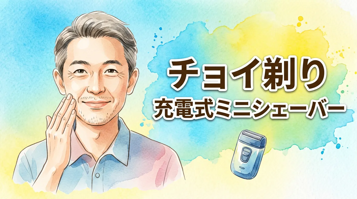 チョイ剃り　充電式ミニシェーバー